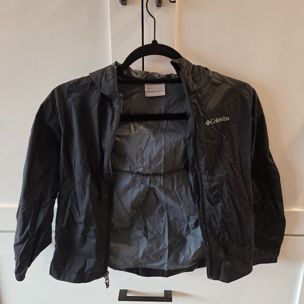 Columbia Kids Charcoal Raincoat